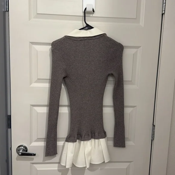 Sweet Chilling patchwork pleated mini dress - Picture 4 of 4